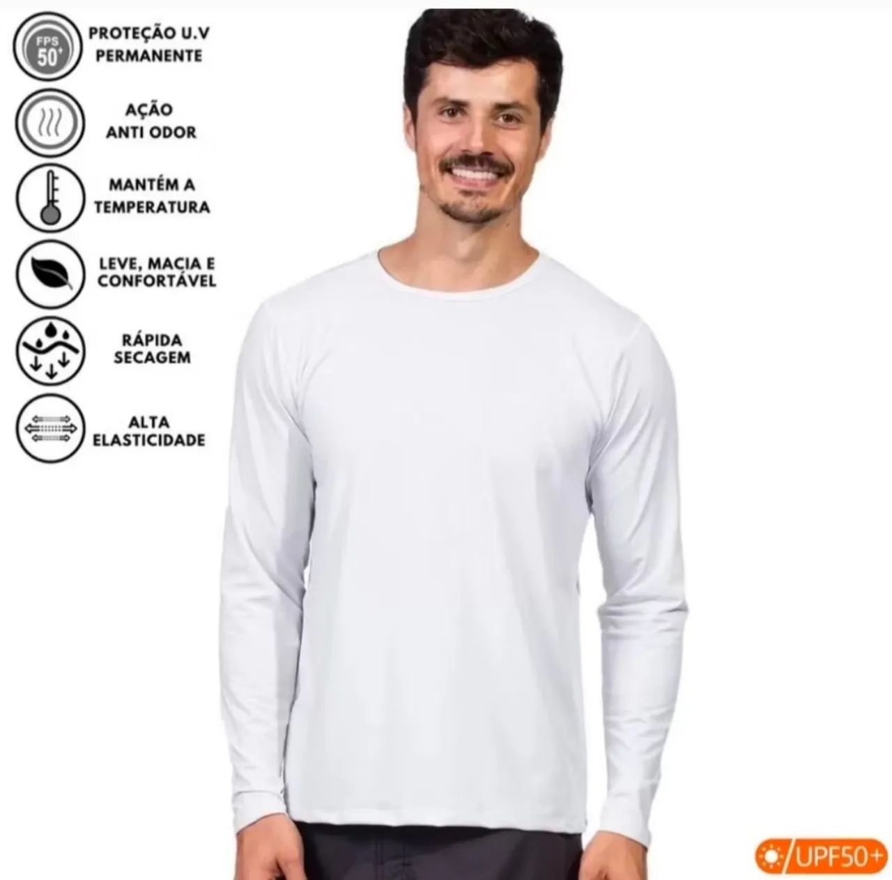 Camisas de proteção solar UV+50  - Foto 5