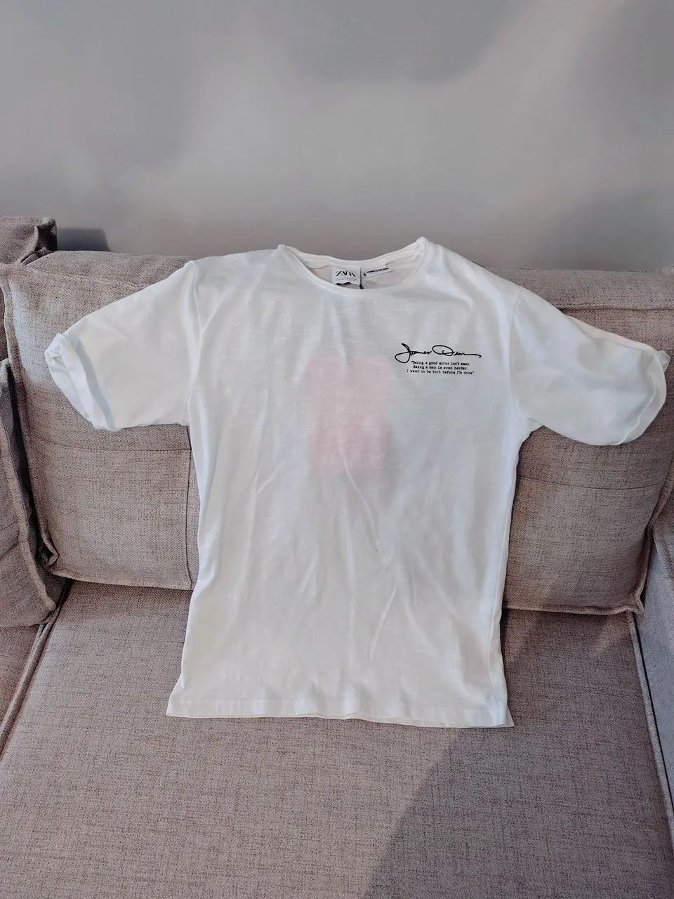 Camiseta Zara (James Dean) Nova - Foto 2