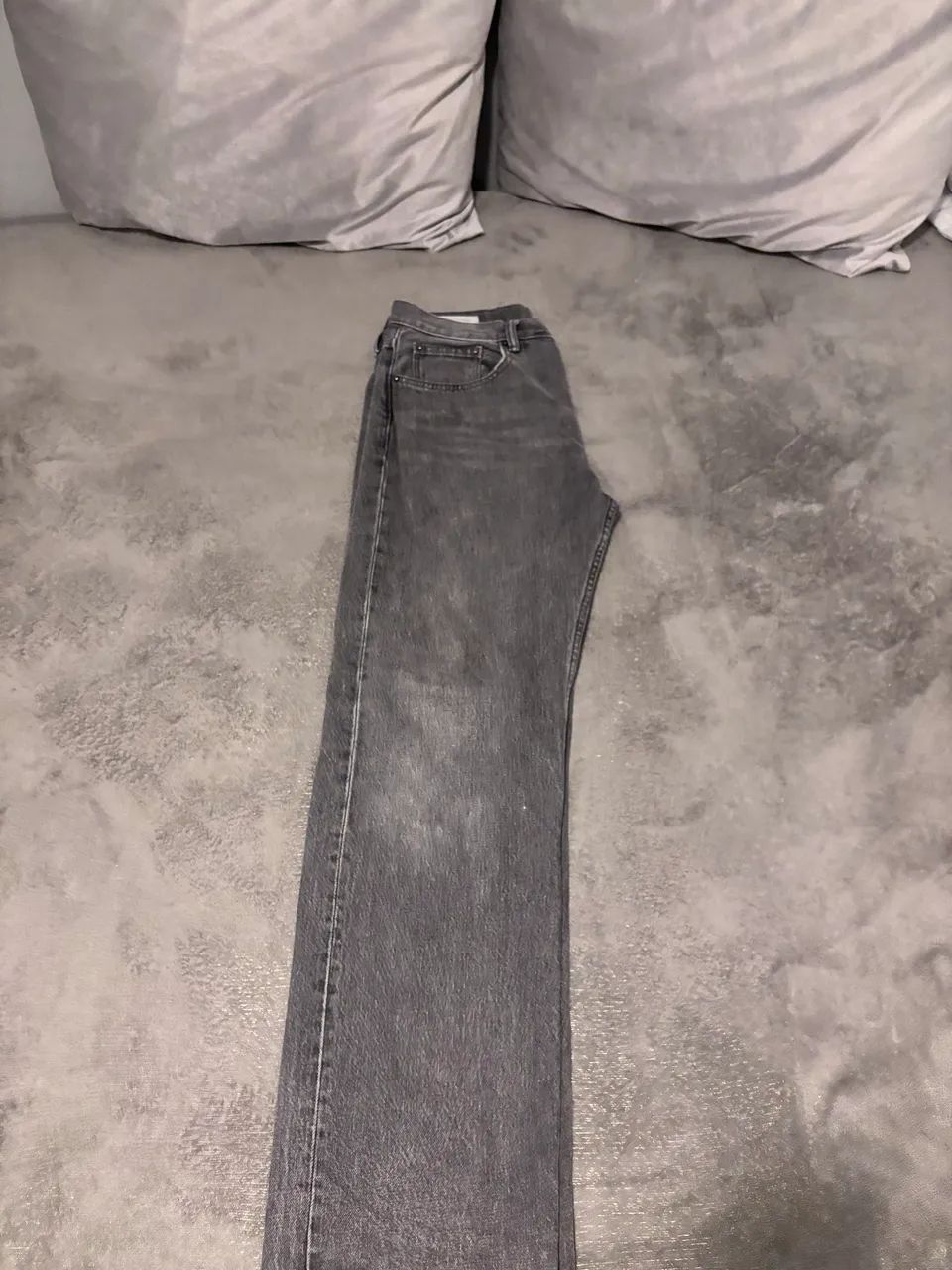 Calça ZARA Jeans Cinza  - Foto 3