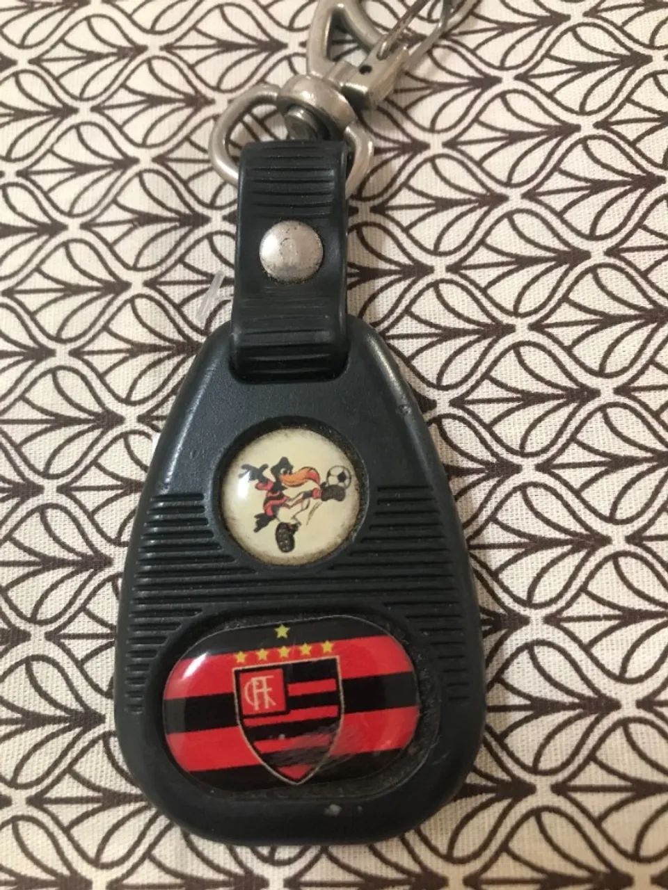 Chaveiro Vintage Do Flamengo E Do Mascote