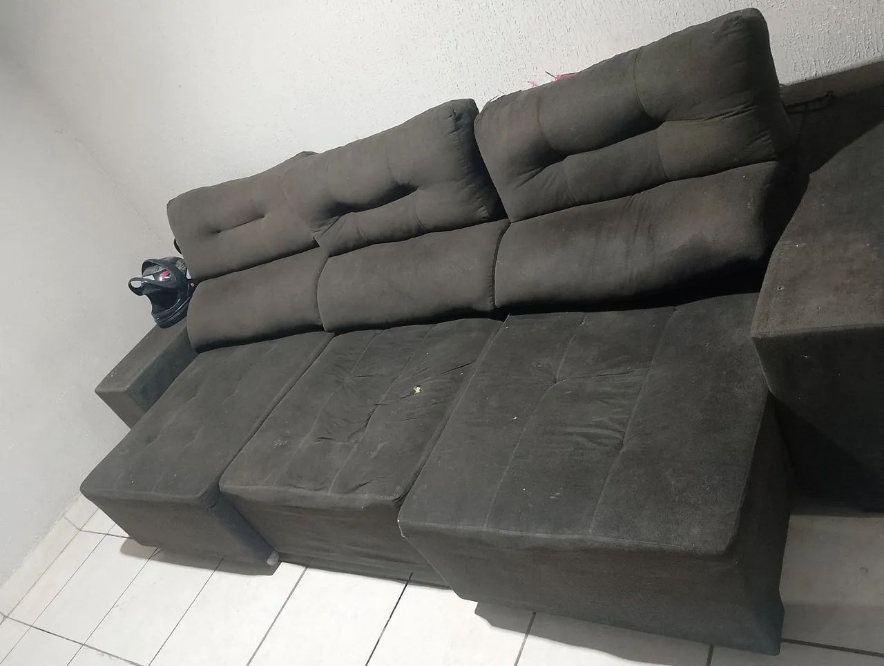 Vendo sofá retrátil 3 metros usado  - Foto 2