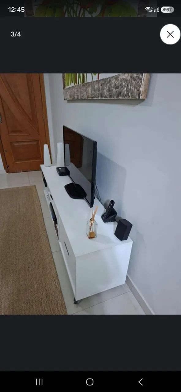 Rak para televisão branco - Foto 2