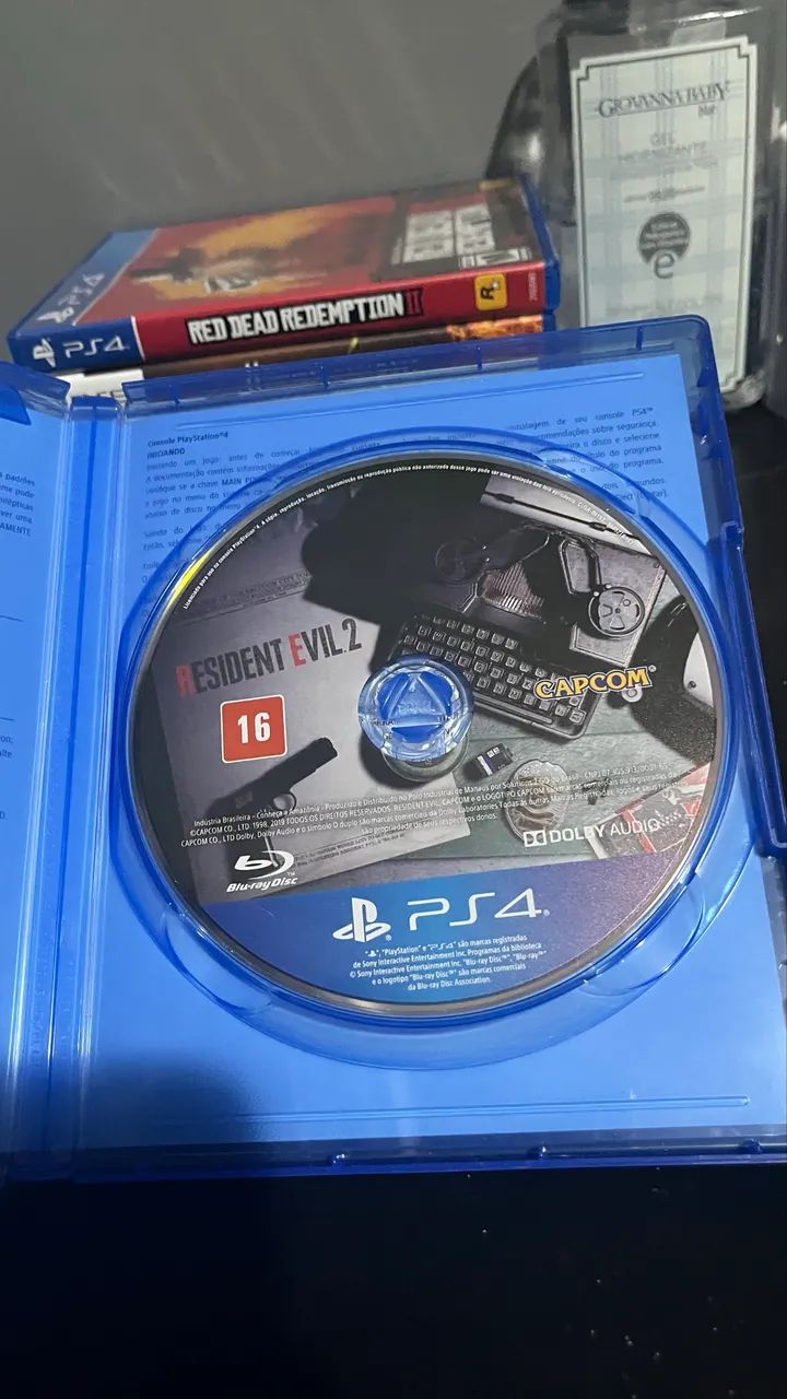Jogo de PS4 resident evil 2 usado uma única vez  - Foto 2