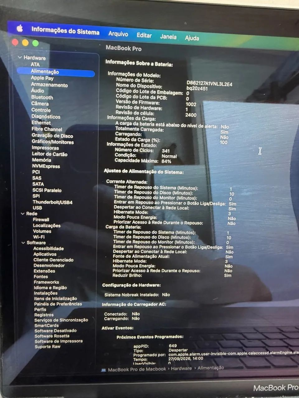 Macbook Pro M2 8gb RAM ssd 512GB touchbar 13 polegadas ano 2022 - Foto 2