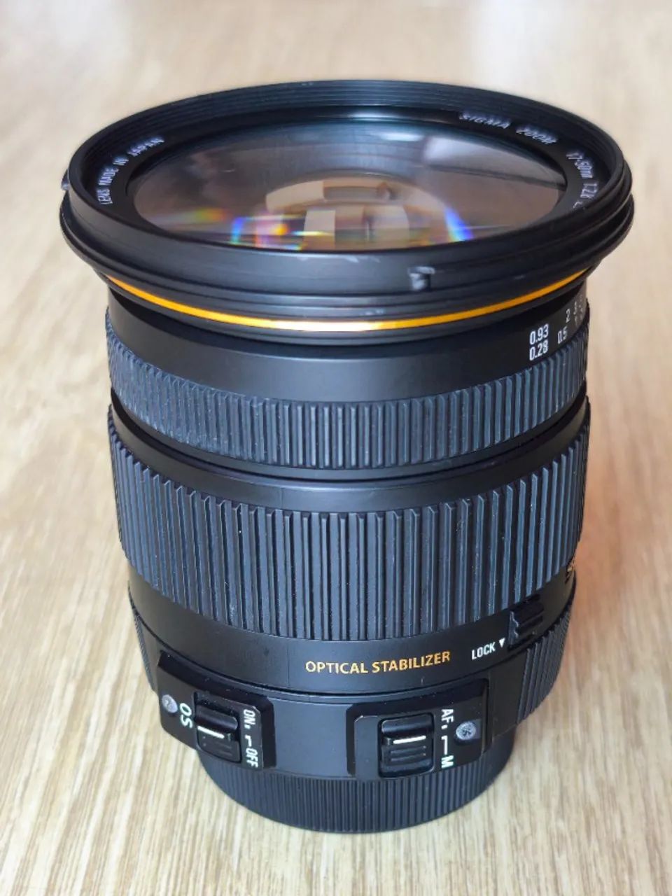 Lente Sigma 17-50mm F/2.8 Ex Dc Os Hsm Para Nikon - Câmeras e