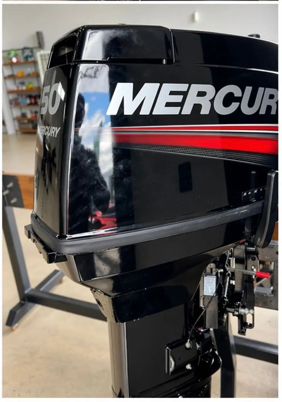 Mercury 50HP EHO 2T com partida elétrica e autolub - ANÁPOLIS-GO - Foto 2