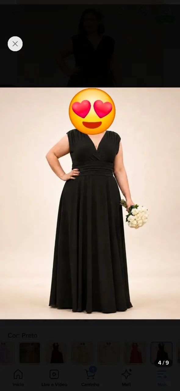 Vestido longo para festas  - Foto 2