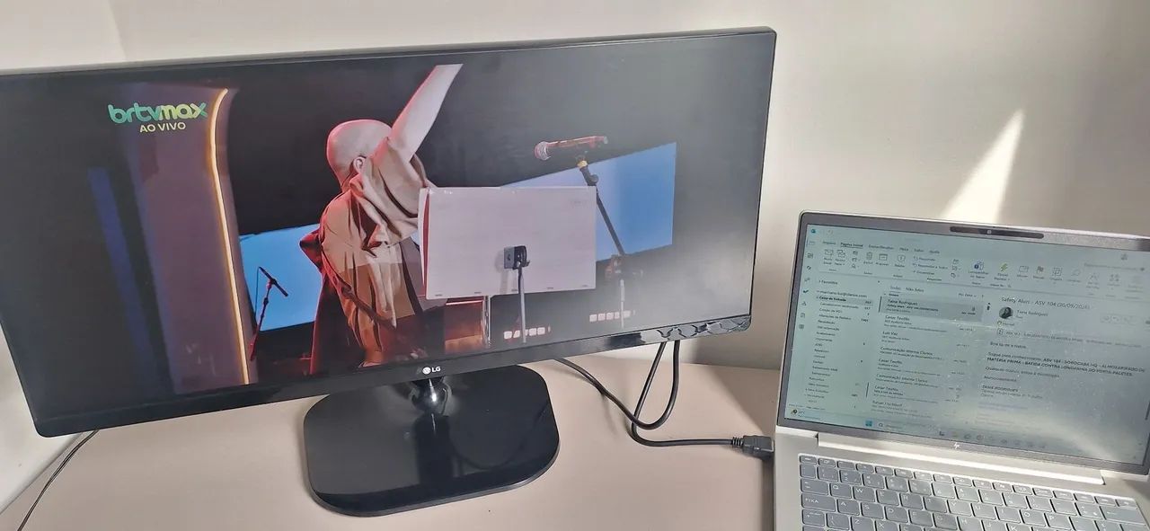 Monitor gamer ultrawide 25 pol - Foto 2