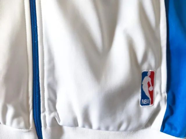 Jaqueta NBA Original Com Zíper, Blusão Branco (não Envio) - Foto 5