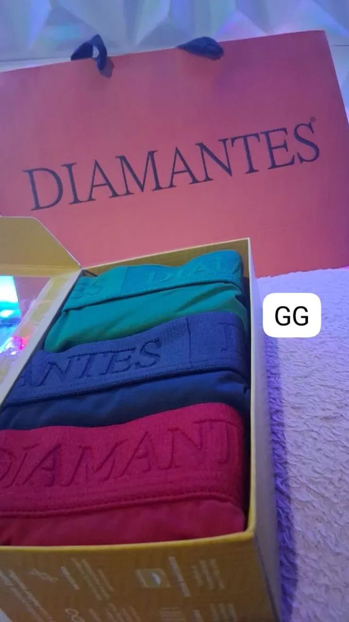 Cuecas diamantes em promoção 