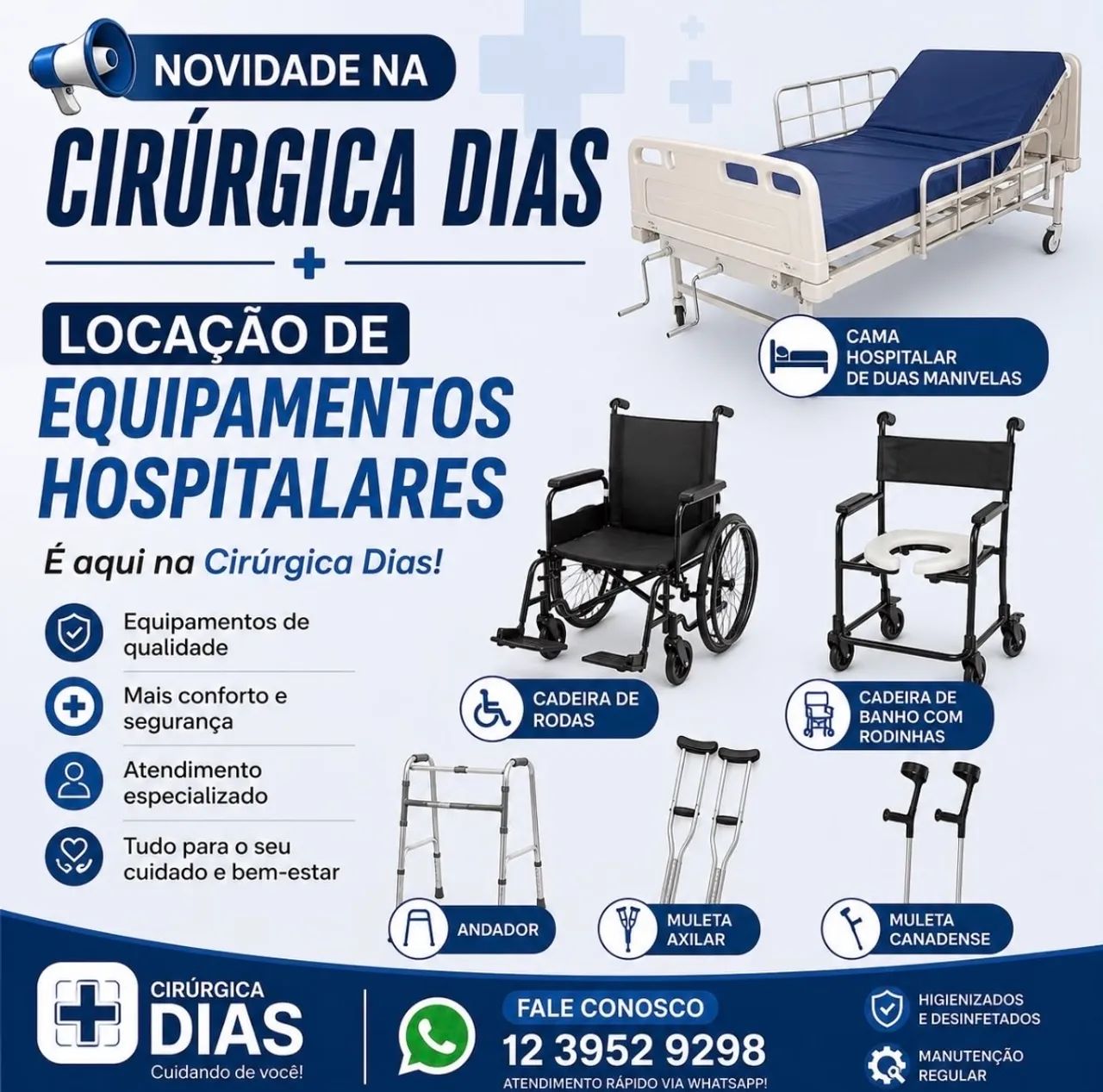 Locação de material hospitalar 