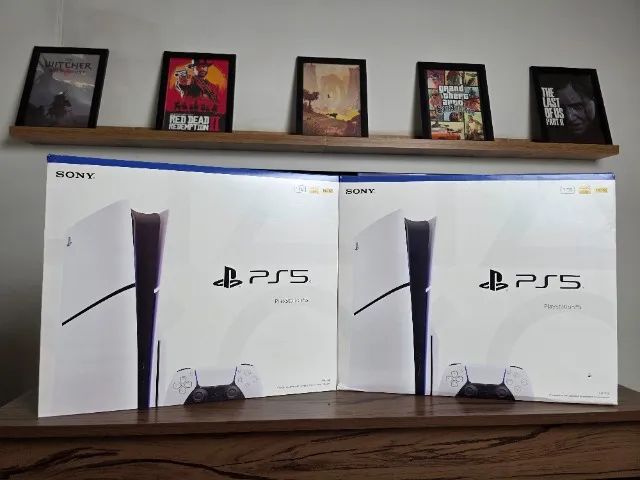 PS5 SLIM COM LEITOR DE DISCO [LACRADO+NF+GARANTIA - Foto 2