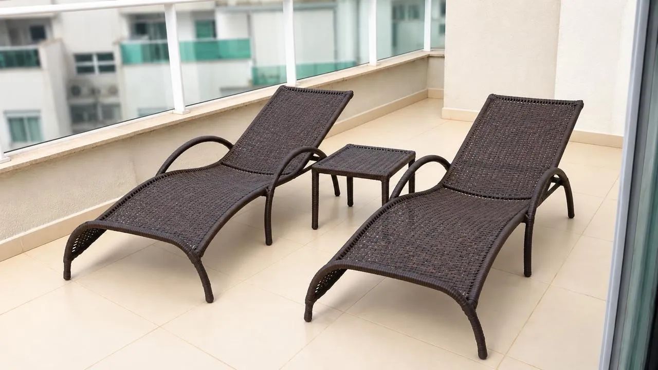 Conjunto de espreguiçadeira 