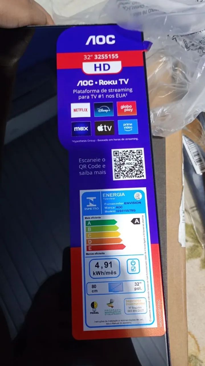 TV de 32 polegadas NOVA - Foto 3