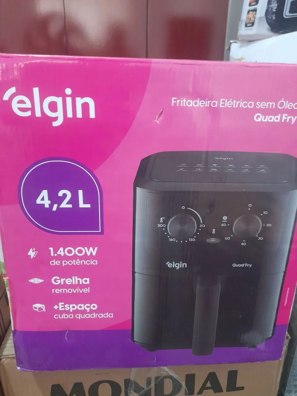 Fritadeira eletrica Elgin 4,2L 1.400W 127V