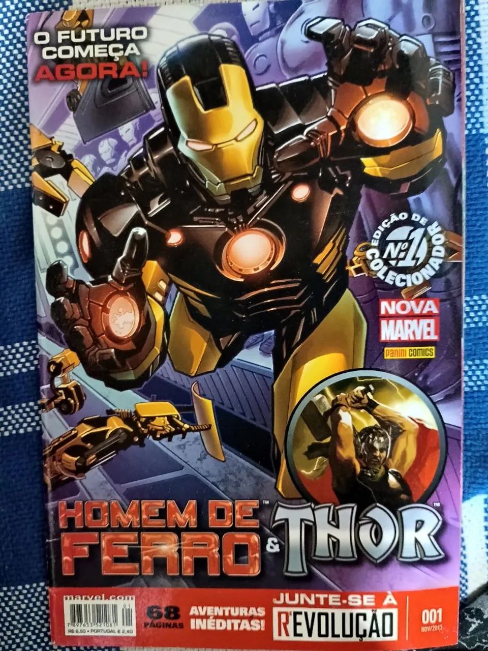 Homem de Ferro e Thor Nova Marvel Coleção 