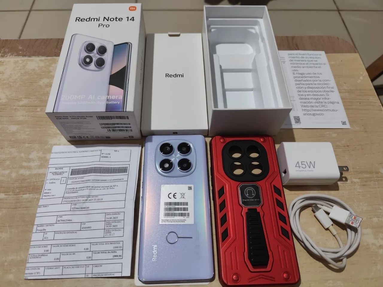 Note 14 Pro Novo Zero Na Caixa Com Nota Fiscal  - Foto 4