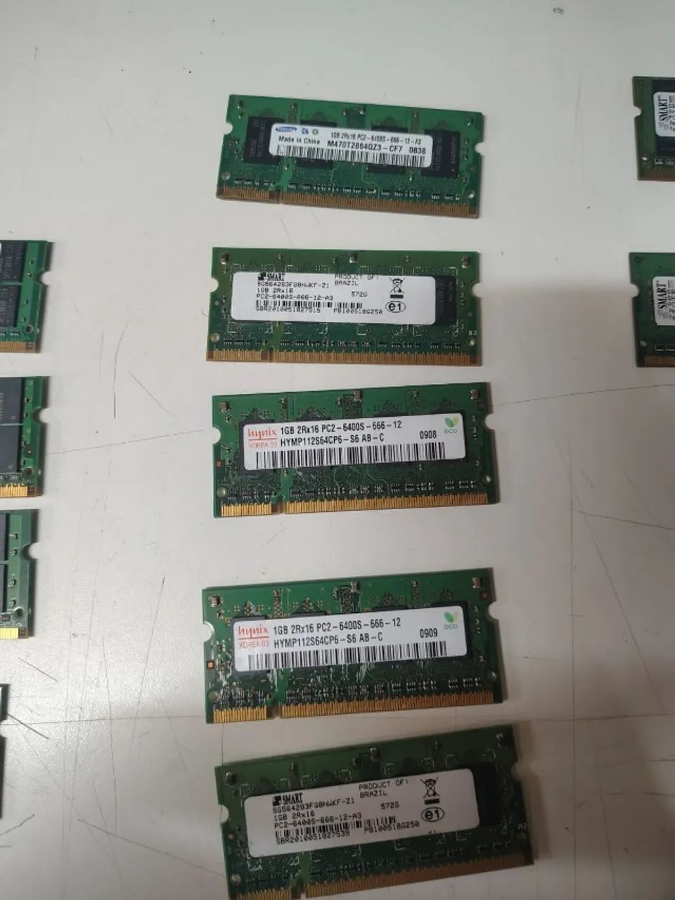 5 Memórias notebook Pc2 6400S