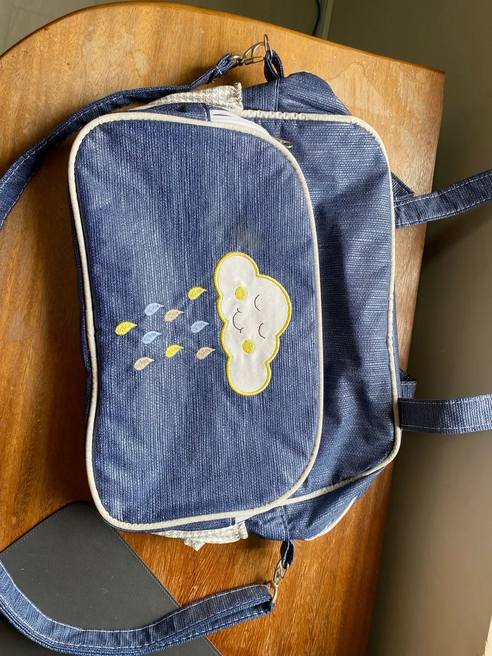 Kit bolsa maternidade para bebê - Tema nuvem - Foto 4
