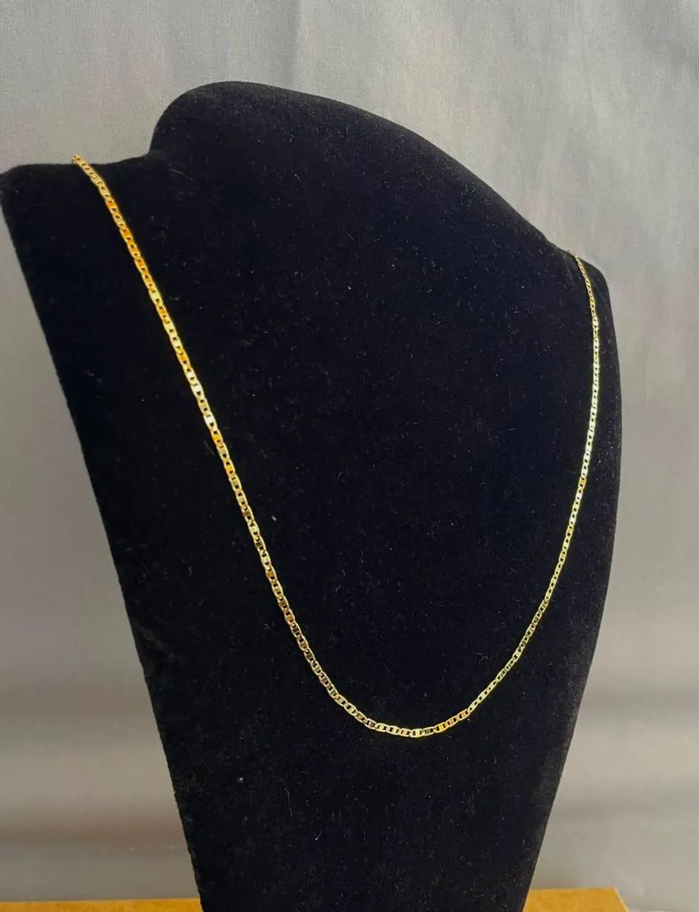 Corrente Piastrine Banhada a ouro 18k 