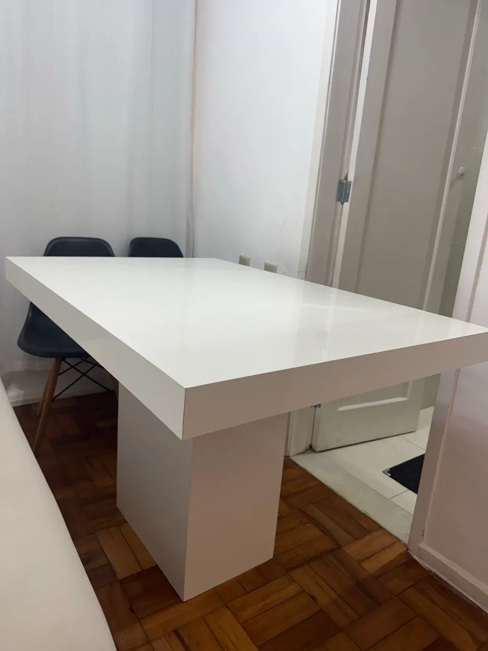 Mesa de Jantar Branca + Canto Alemão - Conjunto - Foto 4