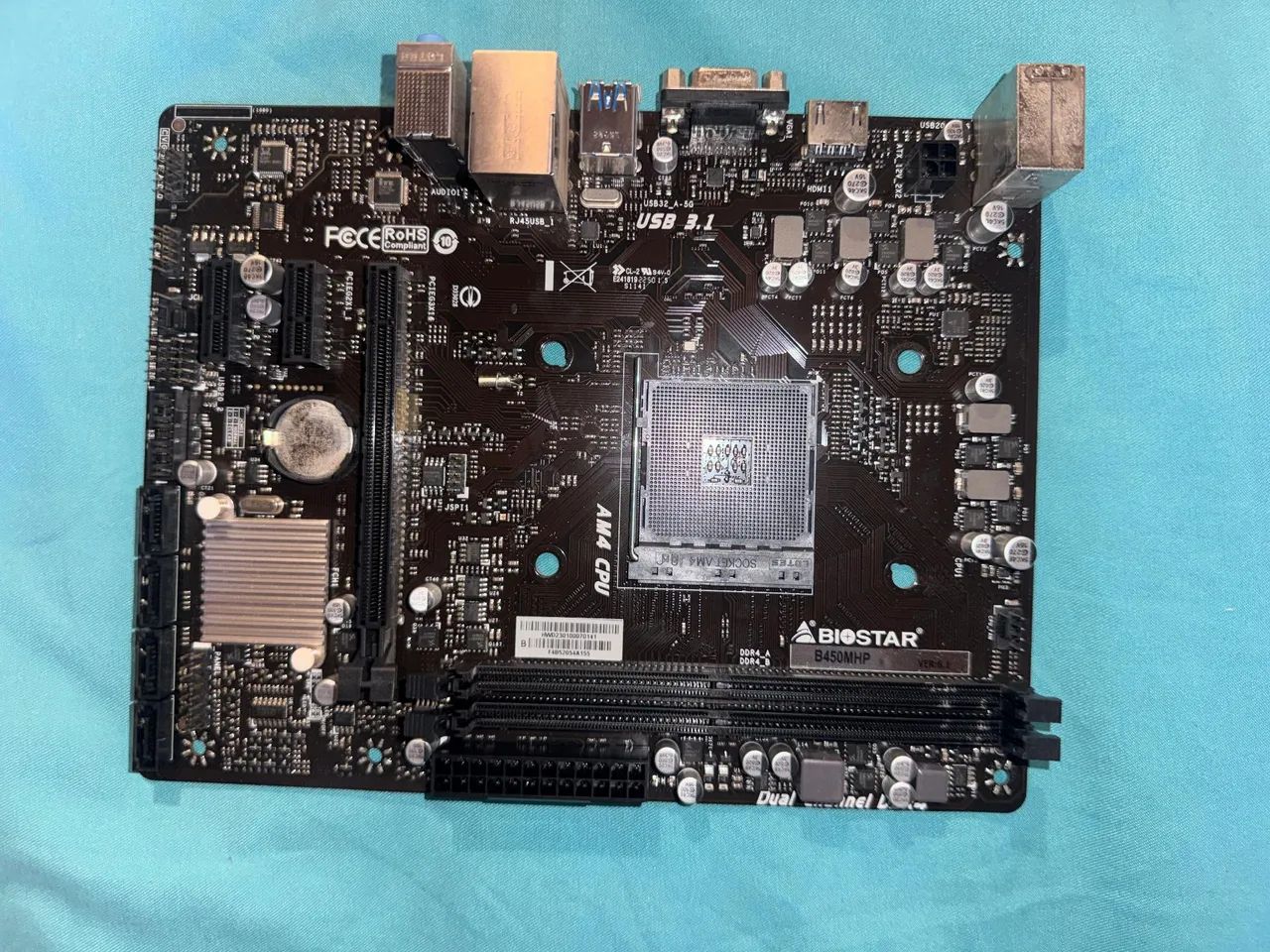 Placa Mãe Biostar B450MHP 6.1