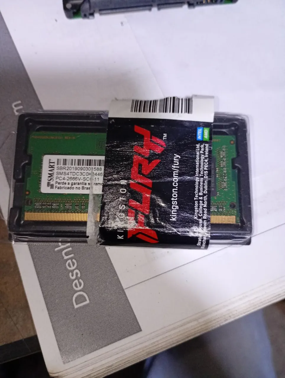 8gb DDR4 (2x4gb) PC4-2133P R$189 usada, garantia 90 dias - Memória