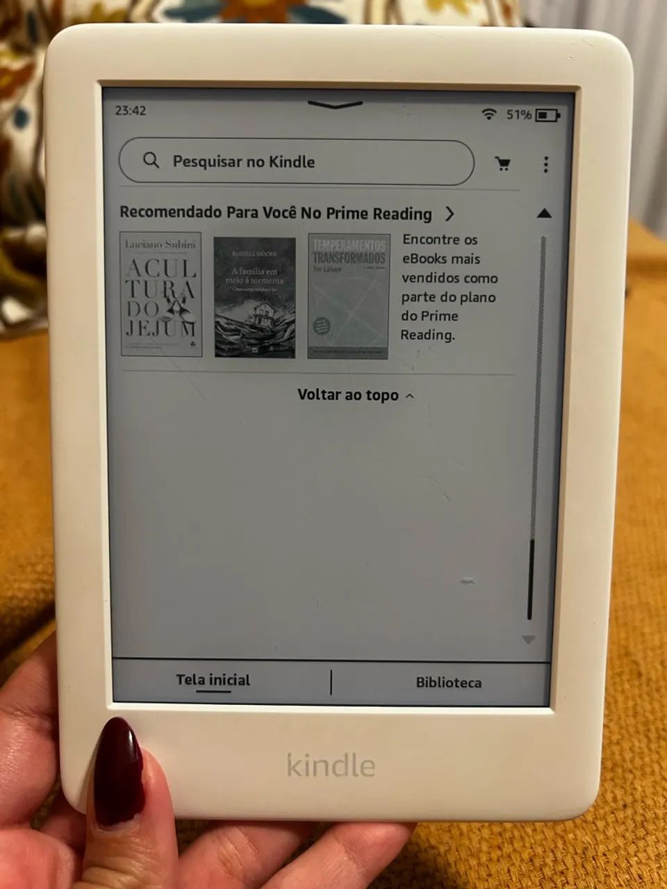 kindle branco 10a geração - Foto 3