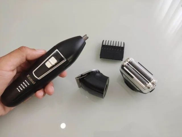 Aparador de Pelos 3 em 1 Nariz Barba Cabelo + Faço Entrega