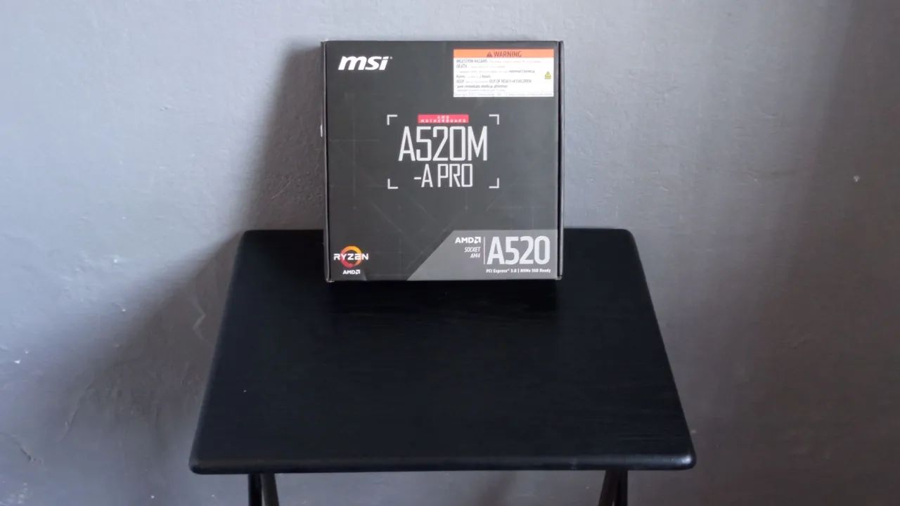 Placa Mãe MSI A520 Pro (Com Defeito)