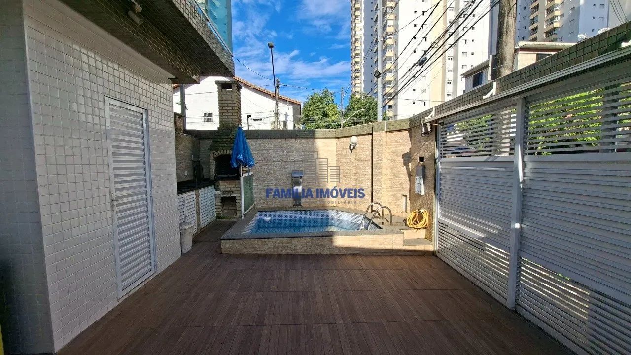 Alugar vender sobrado 3 quartos piscina Ponta da praia Santos SP