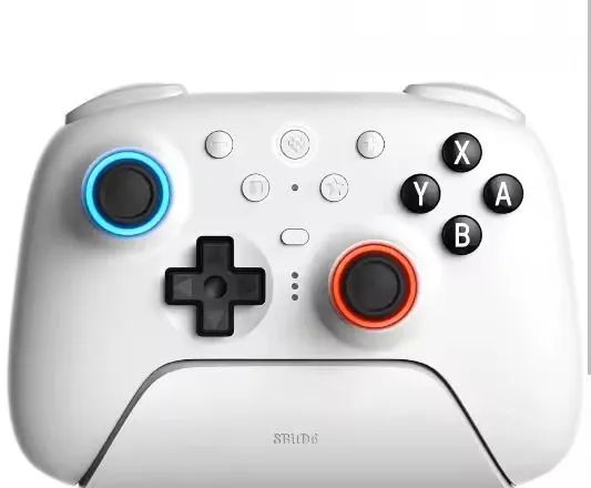 Controle Sem Fio 8BitDo Ultimate 2 com Base de Car. Tri-Mode Multi Plataforma Branco - Foto 3