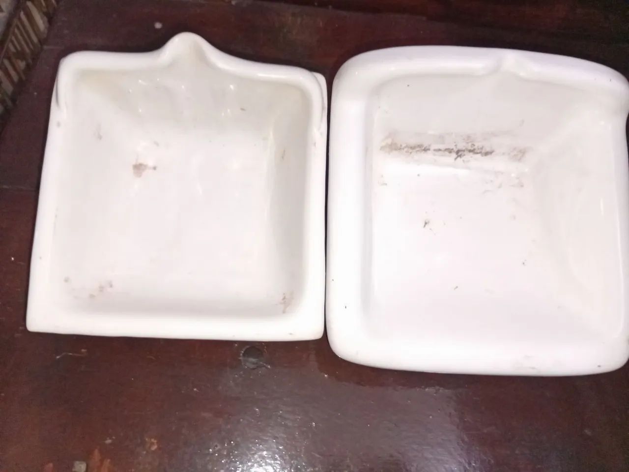 bacias de porcelana antigas