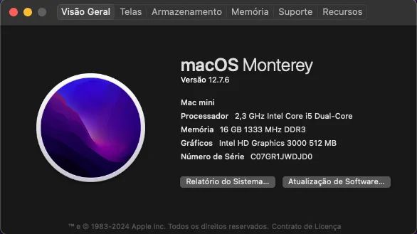 Apple Mac Mini 2011 - Monterey - 16gb - 120gb - Foto 5