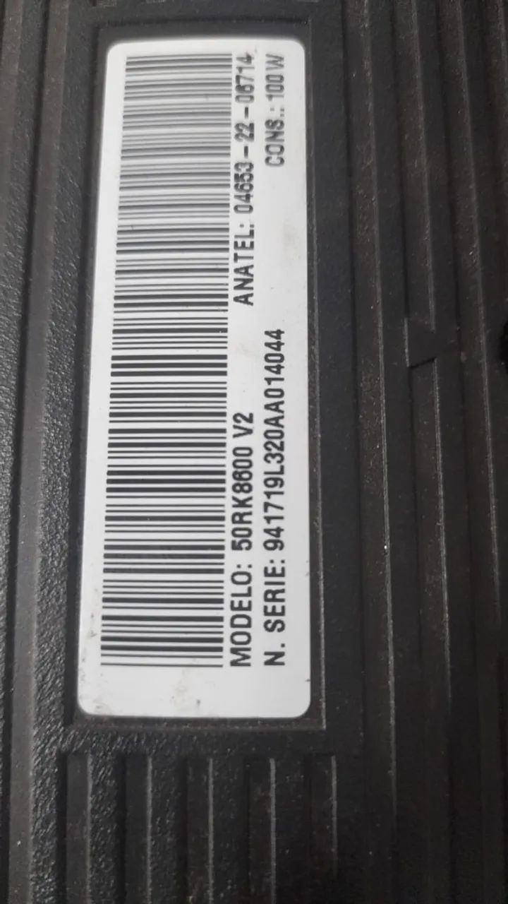 tv semp 50 polegadas com a tela quebrada
