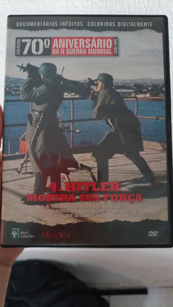 DVD II Guerra Mundial Ed. Abril - CDs, DVDs etc - Aldeia, Santarém