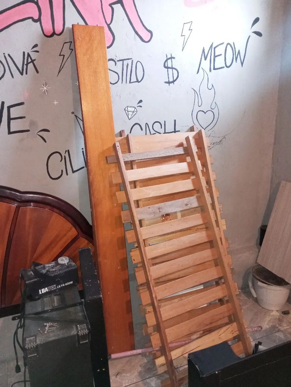 Cama de casal de madeira  - Foto 3