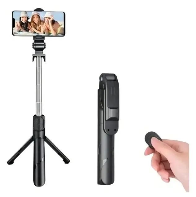 Tripé Bastão de Selfie Para Celular e Câmera - Foto 3