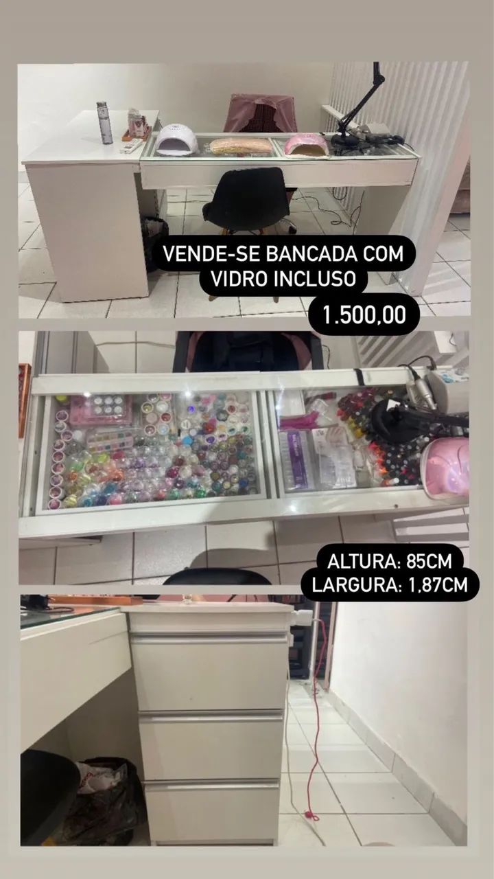 Mesa de manicure ou nails 