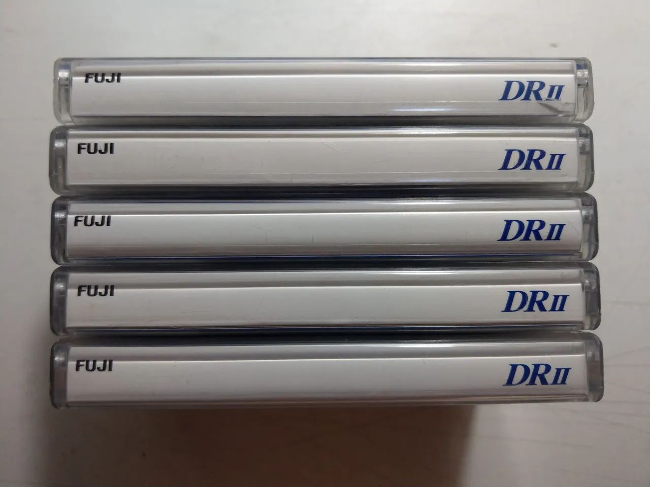 Fita cassete cromo Fuji DR II 90 (5 un)