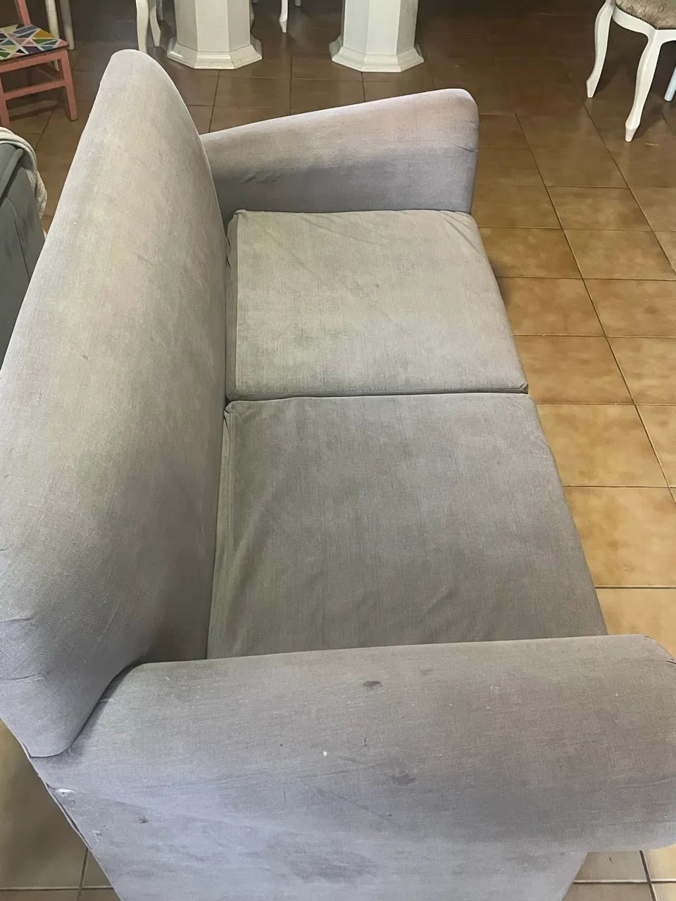 Sofá cinza 2 lugares - Foto 2