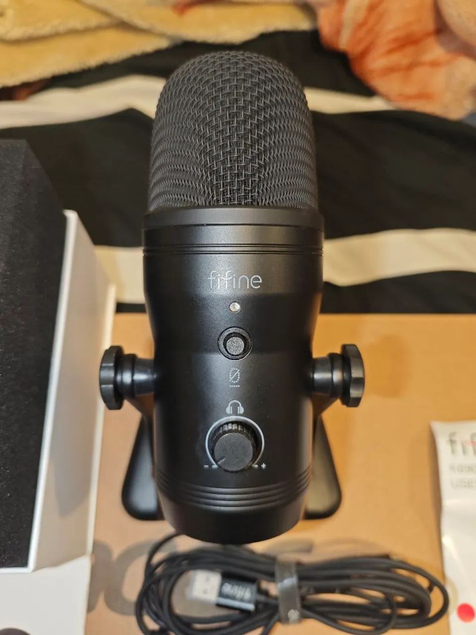 Microfone Condensador Fifine k690 (Pouco utilizado) - Foto 3