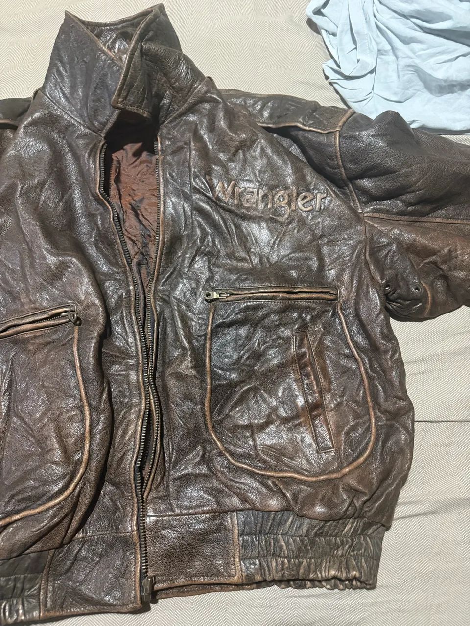 Jaqueta Couro Wrangler - Foto 4