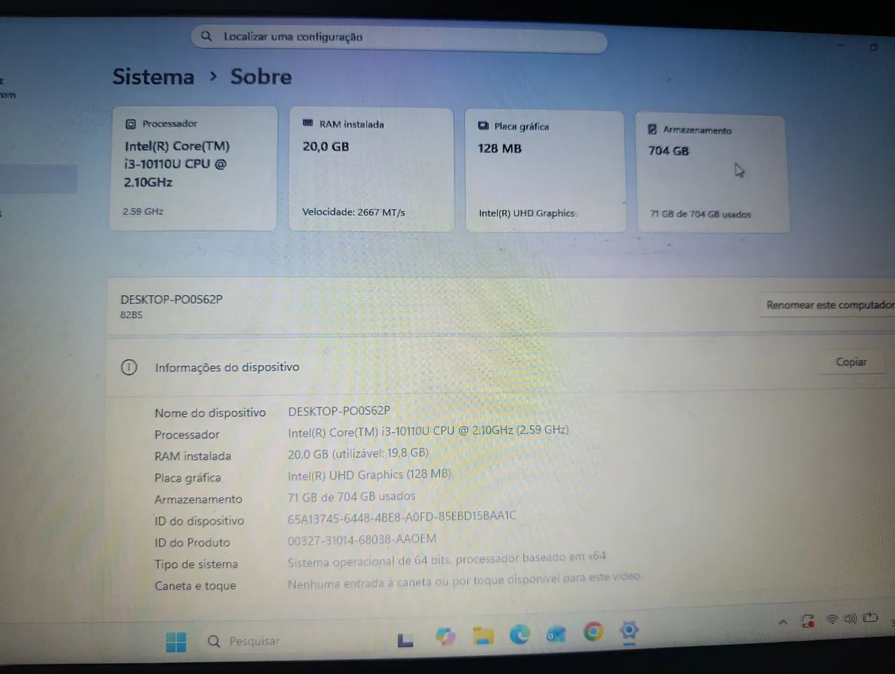 Notebook Lenovo i3 10th gen  - Foto 3