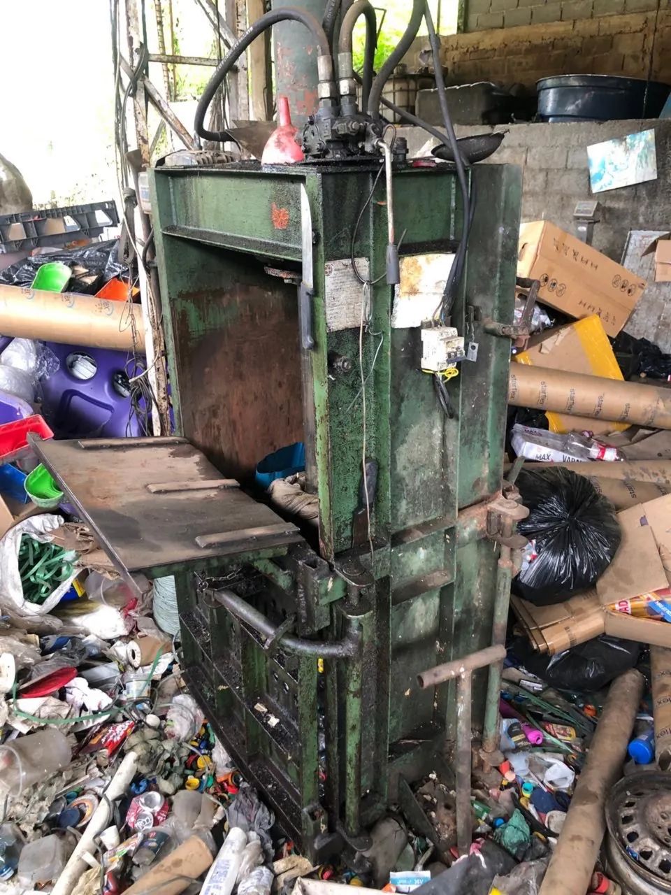 Prensa hidráulica compactação de reciclagem  - Foto 3