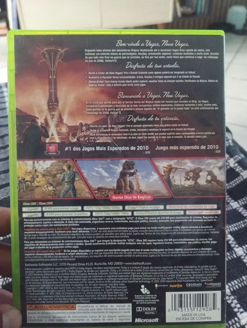 FALLOUT NEW VEGAS/ XBOX 360/ JOGOS XBOX 360 - Foto 4