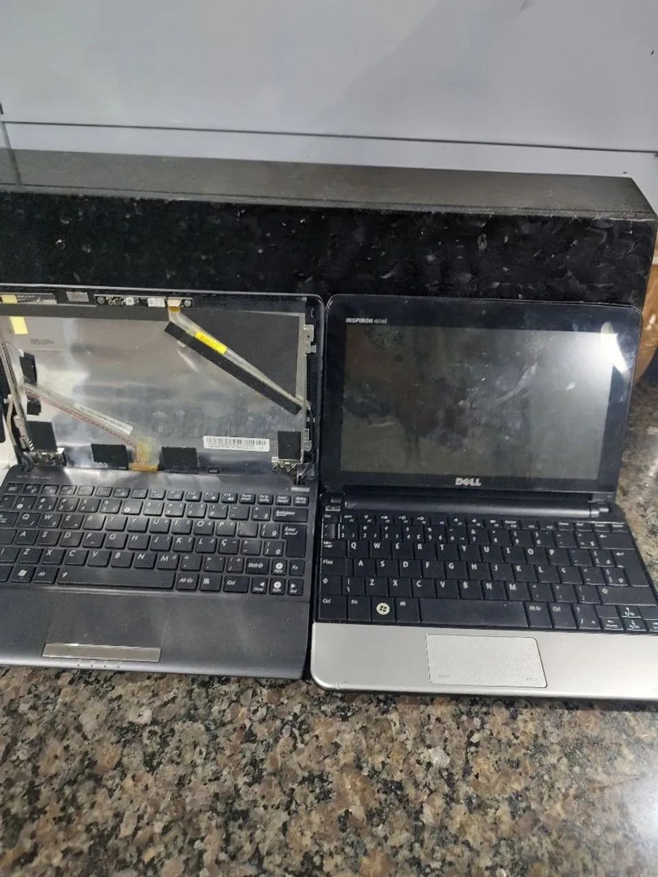 Lote de 4 netbook para uso de peça ou componente com defeito - Foto 2