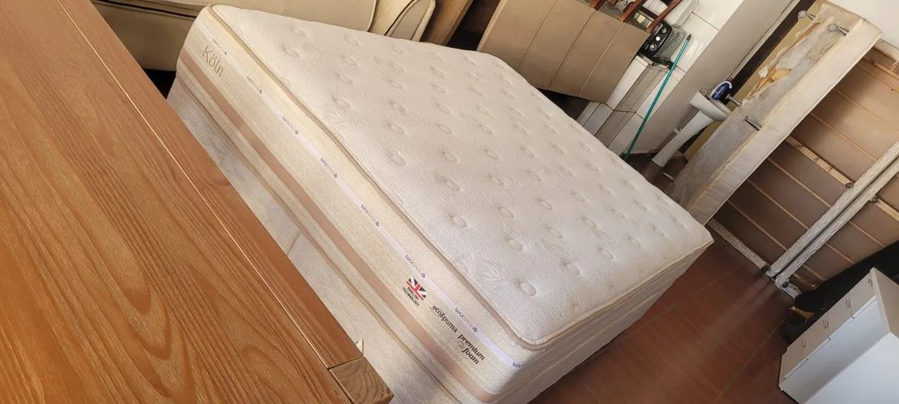 Cama box Queen size colchão herval molas ensacadas  - Foto 2