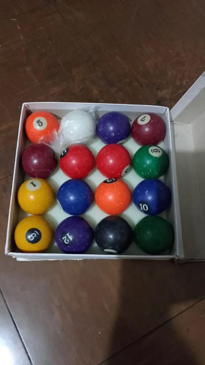 Bolas de Sinuca Buffalo - 54mm - Excelentes e Perfeitas