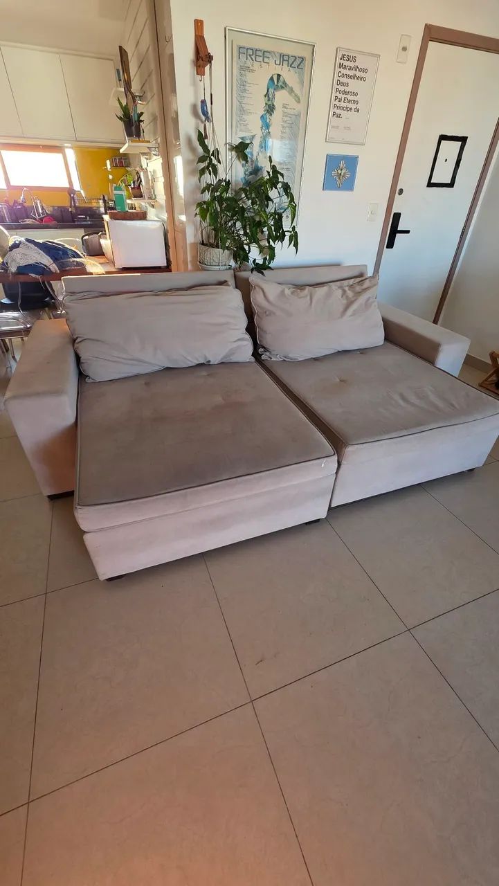 Sofá retrátil p/ 4 lugares 250cm. - Foto 5